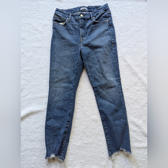 🪞 Good American Women's Good Legs Cigarette Jeans Size 6/28 - Picture 10 of 10